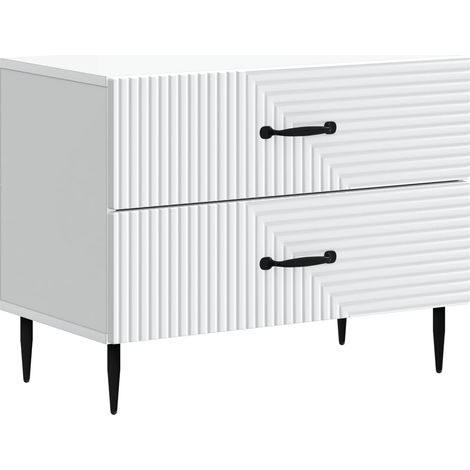 Armario de Noche 62 x 34,5 x 47,5 cm Madera de Ingeniería vidaXL