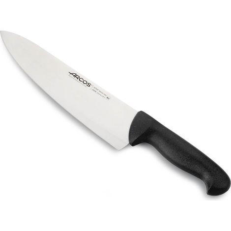 Kochmesser Arcos Farbe - Prof  290825 aus Nitrum-Edelstahl und mango ergonomisches schwarzes Polypropylen und 25 cm Klinge, Vitrine (1/5)