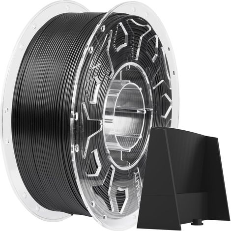 ASA Filament 1,75 mm, 1kg (2,2lb) Bobine pour Imprimante 3D, Résistance aux Hautes Températures pour Imprimer des Pièces Fonctionnelles en Extérieur, Précision Dimensionnelle +/-0,03mm (Noir) (1/5)