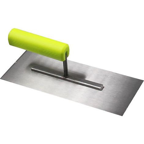 lisseuse De Finition/taloche/spatule/platoire Sans Dents - Outillage/outils  Main Pour La Construction - Manche En Plastique - Maonnerie/maon/endu (1/4)
