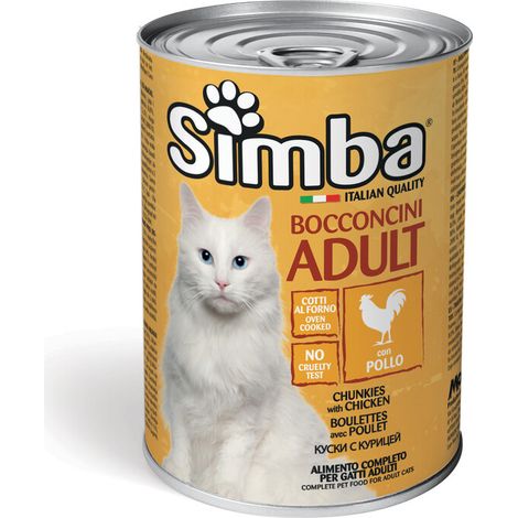 CIBO GATTO MONGE SIMBA 415 G BOCCONCINI POLLO Q.TA 24