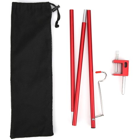 Support de lampe torche pliable et portable, léger, avec tige de table, idéal pour le camping et les activités de plein air. - AquaForge (1/5)