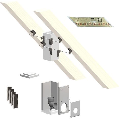 Atec Basis-Set L90 PolyCase für Bodenmontage DN 125