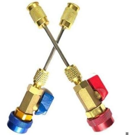 Valve Schrader HP/BP sous pression pour clim auto – Démontage/remontage facile HVAC/CVC (1/4)