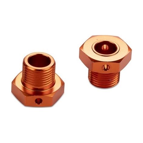 Hex Hub Adaptor 17mm (Orange/2pcs)