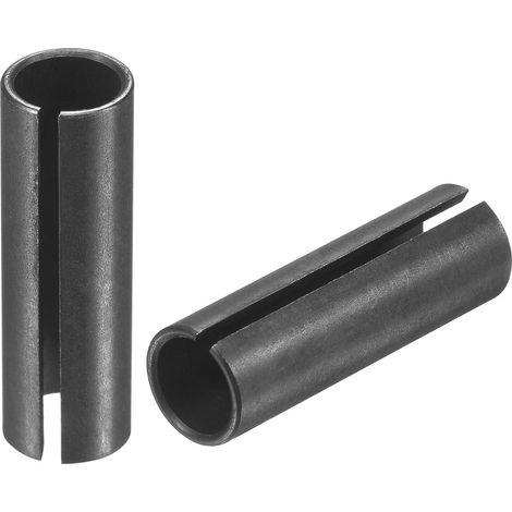 Adaptateur de Pince - Lot de 2 - Acier au Carbone - Conversion 8mm vers 6,35mm - Pour CNC et Gravure sur Bois - Noir (1/5)