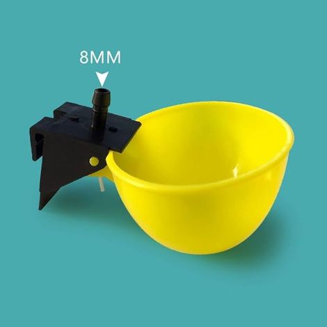 Bird Feeder Bowl Automatic Chicken Drinker Cups Large Capacity Chicken Water Dispenser Bird Cage Water Dispenser for Chicken Quail (1/4)