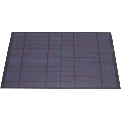 Panneau Solaire 6V 10W Polycristallin Chargeur Portable pour Camping Randonnée Alpinisme (1/4)