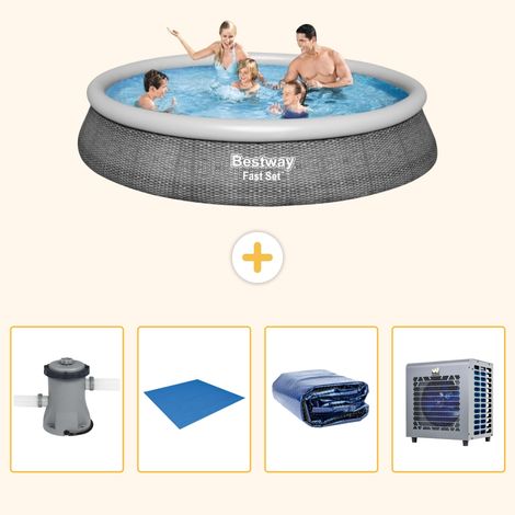 Bestway Bestway Fast Set Ronde - 396x84 cm - 5-pièces S278 (1/5)