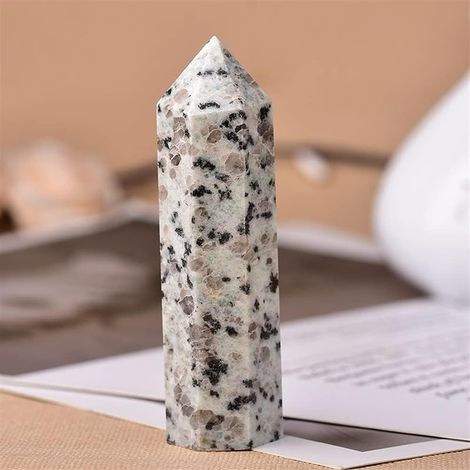 1 PC Pierres Naturelles et Cristaux Point améthyste Quartz ReikiStone Tour obélisque minerai décor à la Maison Ornements Cristal Collections de la Maison (1/5)