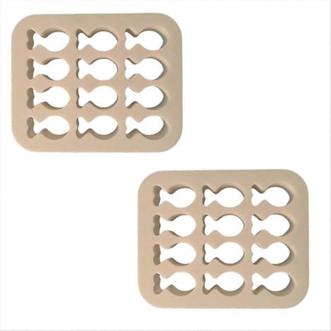 Lot de 2 pièces mini tiny goldfish poisson cracker cookie moule baked forme machine (1/5)