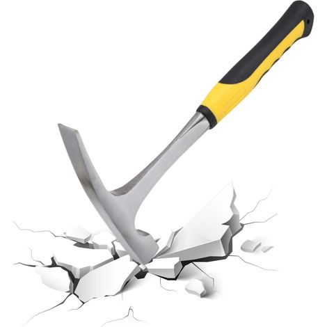 Marteau à briques, Marteau géologique, Tête de marteau géologique, Marteau de maçon forgé, Marteau géologique à double tête, outils géologiques, fournitures minières outils d'exploration (1/5)