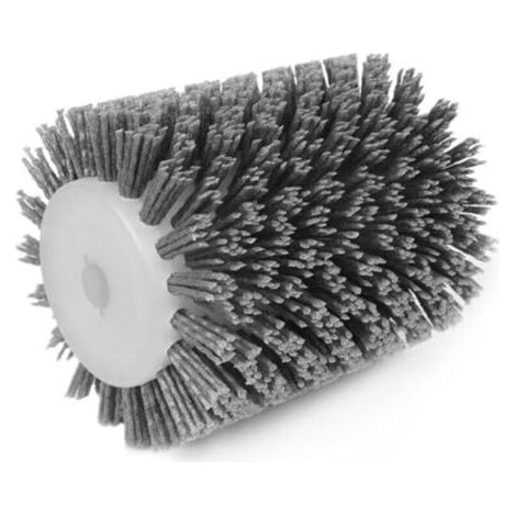 Brosses de ponçage, grain 80, brosse en nylon 120 x 100 mm, brosse de polissage pour le travail du bois, brosse à grain, brosses à poils pour bois, métal et métaux non ferreux (1/4)