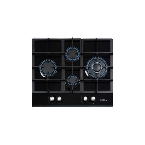 Cata LCI 6031 BK - Encimera De Gas 4 Zonas Coccion Ancho 64 Cm