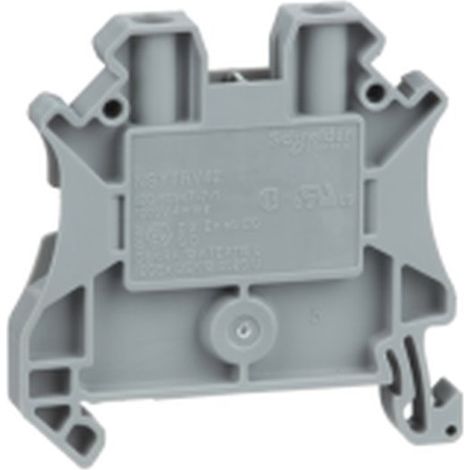 Connettore a 2 fili per guida DIN, 4 mm², grigio, NSYTRV42