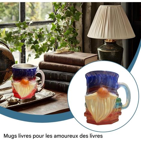 Tasse Café Livre - Mugs à Café 3D Originale Livres (1/4)
