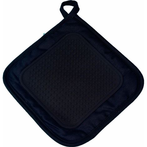 Manique de Cuisine en Silicone "Cuistot" 19cm Noir (1/2)