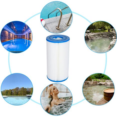 Cartouche Filtrante pour Spa B32 LX - Filtre à Eau de Piscine - Rechange de Nettoyage Blanc (1/5)