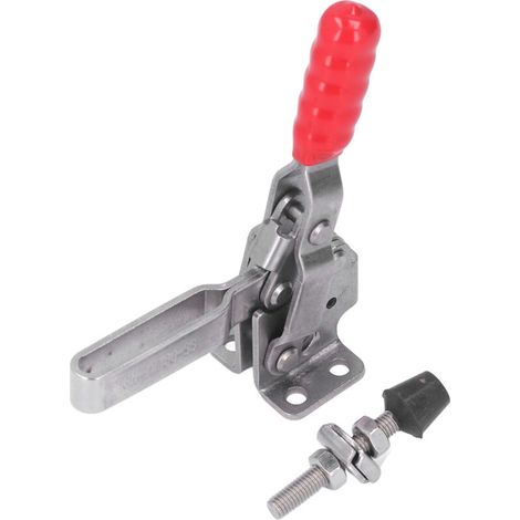 Pince à Bascule de 500 Lb, Fixation Horizontale en Acier Inoxydable, Pince de Maintien à Dégagement Rapide pour Gabarit de Dégauchisseuse de Scie à Table