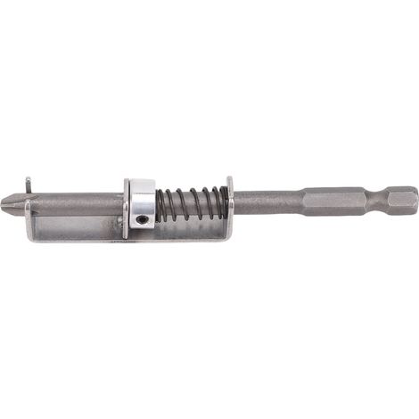 4 supports à vis à ressort universels, outils de retenue de vis une main, anti-chute, avec clé, pour électriciens, mécaniciens et réparation maison (1/5)