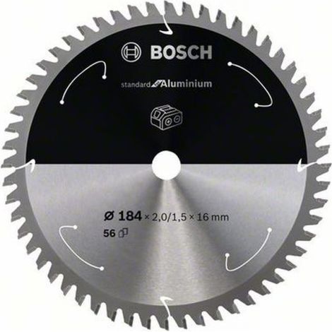 Bosch PRO Aluminium cordless Kreissägeblatt, 184 x 2 x 16 mm, für HKS, T56