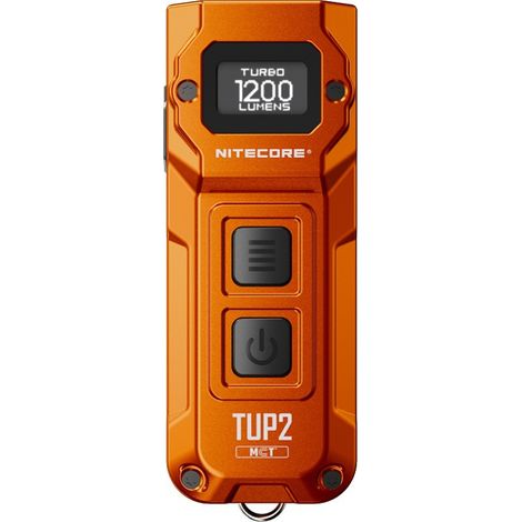 Linterna llavero TUP2 MCT EDC de 1200 lúmenes (naranja)