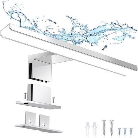 Lampe Miroir Salle de Bain 6W 30cm 400lm, Applique Armoire LED Blanc Froid 6000K, IP44 Etanche Lumière pour Miroir de Salle de Bain (300mm) - RWApplique de salle de bain (1/5)