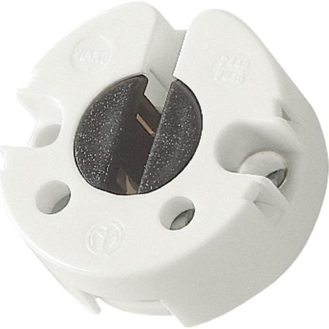 Vimar portalampada fluorescenti tubolari  g13 pastiglia bianco 02445 (1/2)