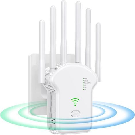 Leistungsstarker 1200-Mbit/s-WLAN-Repeater – 5-GHz- und 2,4-GHz-Verstärker, kompatibel mit allen Internet-Boxen (1/5)