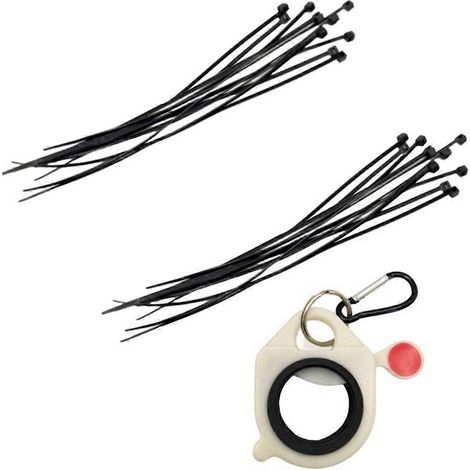 Range-attaches pour serre-câbles électriques, organisateur de serre-câbles phosphorescent, portable et portable. (1/5)