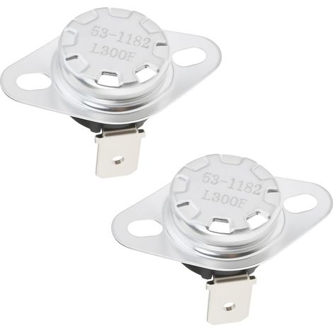 Lot de 2 Fusibles Thermiques pour Sèche-linge 53-1182 AP6009642 Compatible avec 53-1182 AP6009642 (1/5)