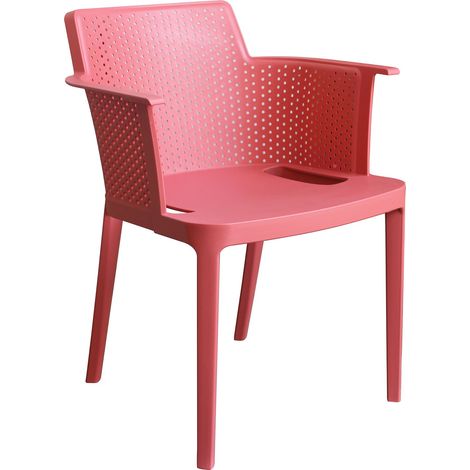 MAKKA - poltrona da esterno ed interno in plastica set da 4 (1/4)