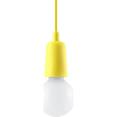 Lámpara colgante Tina amarillo, 1 luz (1/5)