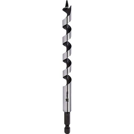 Mèche charpente spirale unique Q. 1/4" D. 12 x LT. 320 x Lu. 250 mm - BO123201 - Alsafix