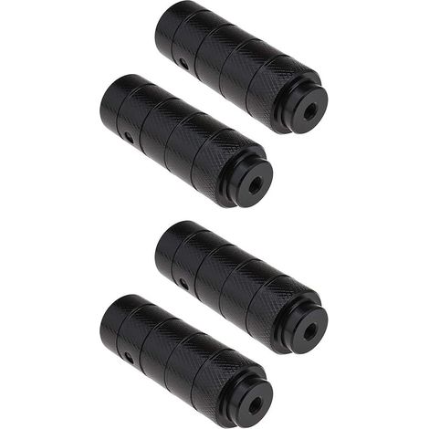 SHINING HOUSE 2 pares de estriberas para bicicleta compatibles con bicicletas BMX de piñón fijo con eje de 10 mm (1/5)