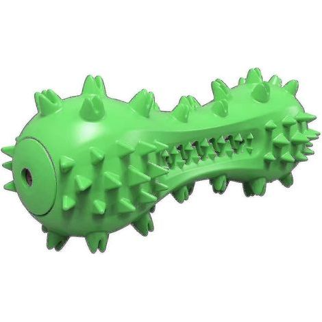 Waschbares Hundespielzeug, Hundezahnbürsten, Kauspielzeug aus Vollgummi für kleine und mittelgroße Hunde, grün (1/2)