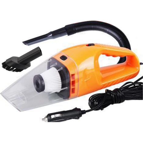 Jeffergarden Aspirateur de voiture professionnel haute puissance Portable filaire aspirateur de voiture pour voiture maison Orange