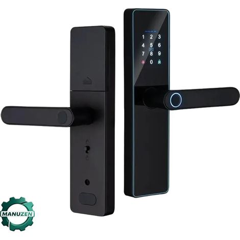 Manuzen - Serrure connectée TTLock IP65 – empreinte, code et application — Sans mortaise — Étanche IP65 (1/5)