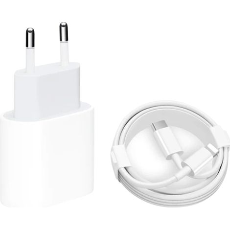 1 Chargeur,Prise européenne,Câble données PD,20W,iPhone iPad (1/5)