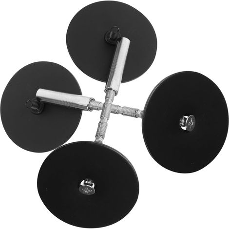 Cabilock Lot de 2 plaques recouvrement rondes en acier inoxydable (1/5)