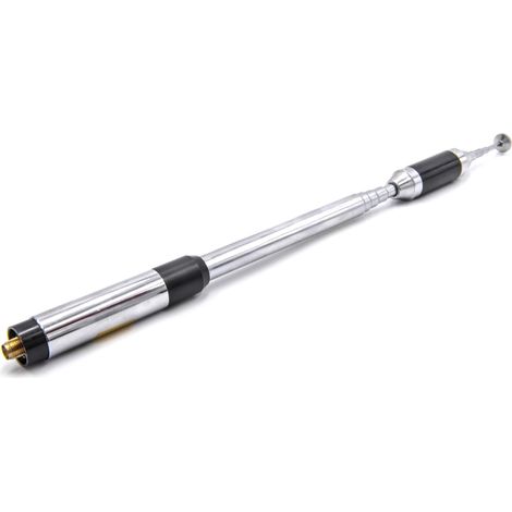 vhbw Antenne compatible avec Vertex/Yaesu VX-417, VX-420, VX-424, VX-427, VX-500 radio portable - Extensible 21cm - 93cm, connecteur SMA (m)