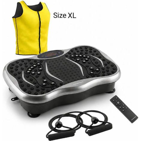 Pack Plataforma vibrante - INNOVAGOODS - Vivflow - 99 niveles - Bluetooth y altavoz - Soporte 150 kg (1/5)