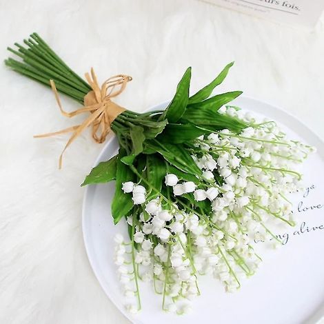 Muguet artificiel, décoration de jardin familial pour mariage-AquaForge (1/5)