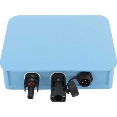 Onduleur solaire 24 V/60 V connecté au réseau, étanche, avec surveillance Wi-Fi via le cloud, pour panneaux solaires (prise UE, 220 V, 500 W). (1/5)