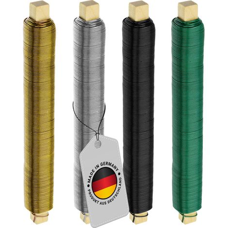 Bindedraht verzinkt Blumendraht Wickeldraht Floristendraht 35m Farbe 4 Farben (1/4)