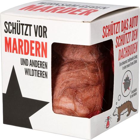 Kotarbau – Répulsif naturel contre martres et animaux sauvages – Protection pour voiture, cave, grenier – Effet durable jusqu'à 12 mois