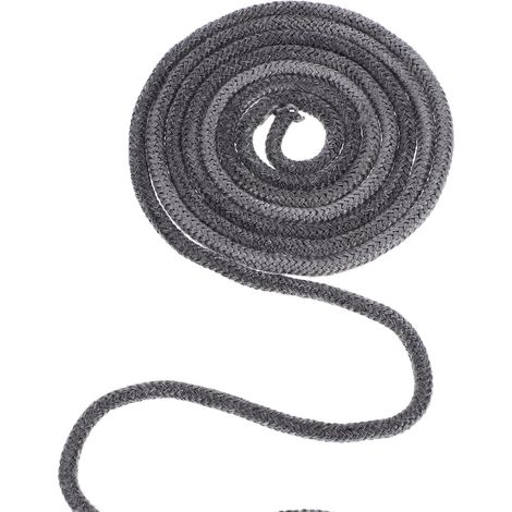 Corde à Joint de Porte pour Poêle à Bois 6mm X 2,2m en Fibre de Verre Haute Température, Joint D'étanchéité Résistant la Chaleur pour Poêles et Cuisinières à Bois (1/5)