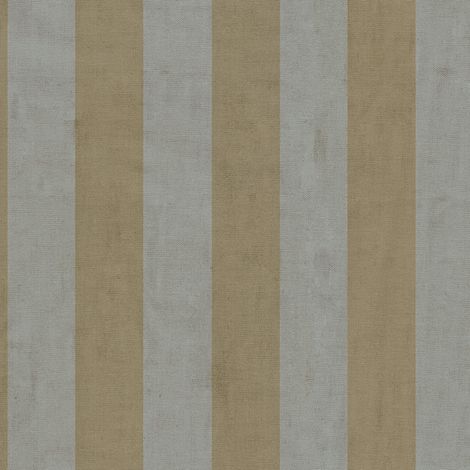 Papel pintado con rayas Profhome 782262 papel pintado vinílico estampado en caliente tejido non tejido liso con dibujo gráfico mate gris gris-oliva beige pardo 5,33 m2
