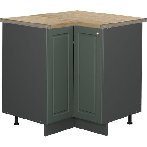Mobile ad angolo cucina Fame-Line, Verde-oro Country House, 80.5 cm , PL Rovere, Vicco (1/5)