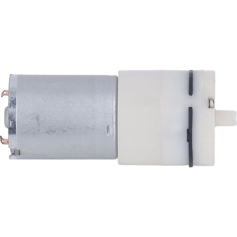 Micro-pompe à air électrique pneumatique à membrane, à vide, à transmission mécanique, 1 port, 370, blanche, 24 V CC (1/5)